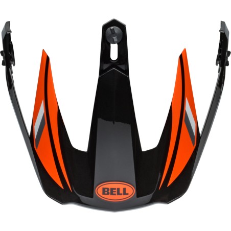 Visera BELL MX-9 Adventure Mips - Alpine Gloss Black/Orange