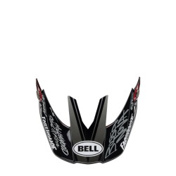 Visera BELL Moto-10 - Fasthouse DITD 25 Gloss Gray/Red