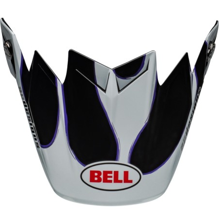 Visera BELL Moto-9S Flex - Slayco 24 Gloss White/Black