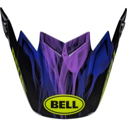 Visera BELL MOTO-9S FLEX SLAYCO Negro/Púrpura