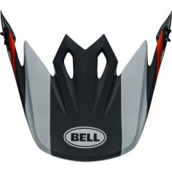 Visera BELL MX-9 Mips - Dart Gloss Charcoal/Orange