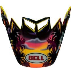 Visera BELL Moto-9S Flex - Tagger Tropical Fever Gloss Yellow/Orange
