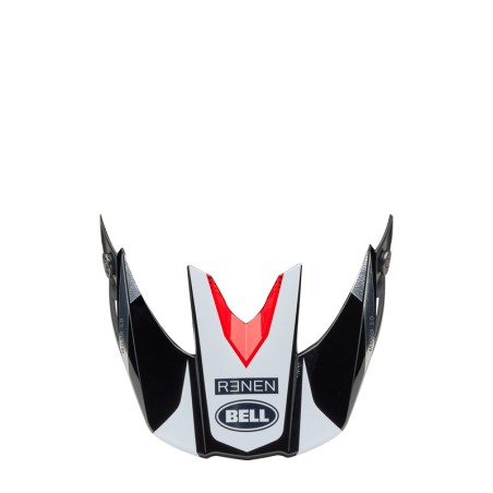 Visera BELL Moto-10 - Renen Raycon Matte Gloss Black/White