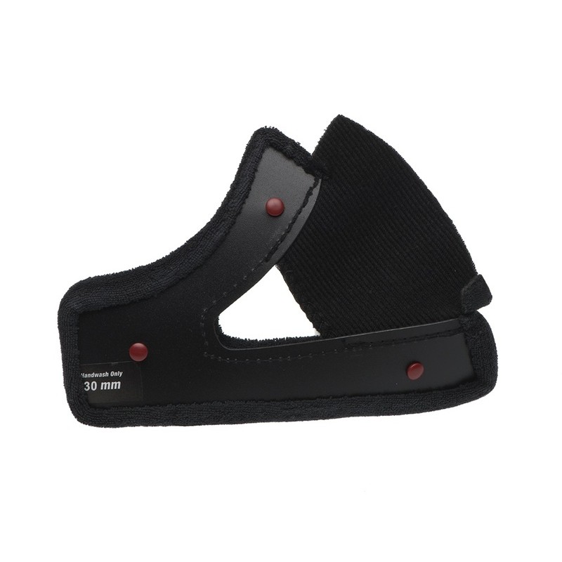 CARRILLERAS BELL MOTO-3 COLOR NEGRO 25 MM