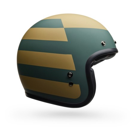 Casco BELL Custom 500 - Parlor Matte Emerald/Gold