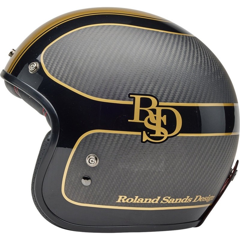 Casco BELL Custom 500 Carbon - RSD Checkmate Matte Gloss Black/Gold