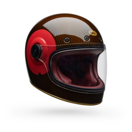 Casco BELL Bullitt GT Carbon - TT Gloss Red/Gold
