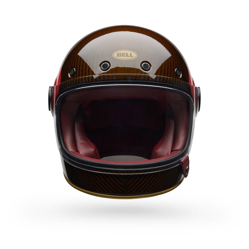 Casco BELL Bullitt GT Carbon - TT Gloss Red/Gold