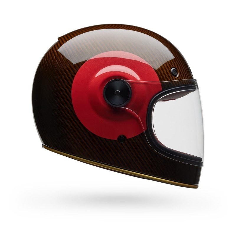 Casco BELL Bullitt GT Carbon - TT Gloss Red/Gold