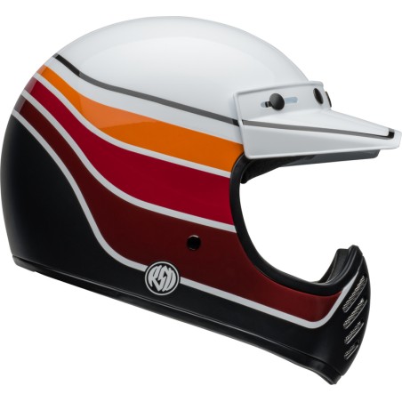 Casco BELL Moto-3 - RSD Saddleback Satin/Gloss White/Black