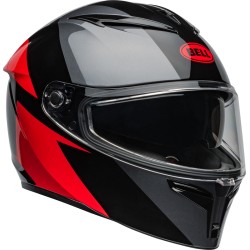 Casco BELL Lithium - Shear Gloss Metallic Gray/Red 2