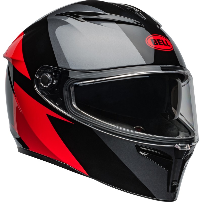 Casco BELL Lithium - Shear Gloss Metallic Gray/Red