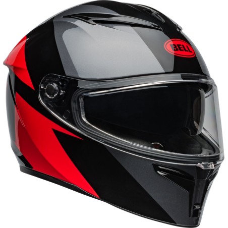 Casco BELL Lithium - Shear Gloss Metallic Gray/Red