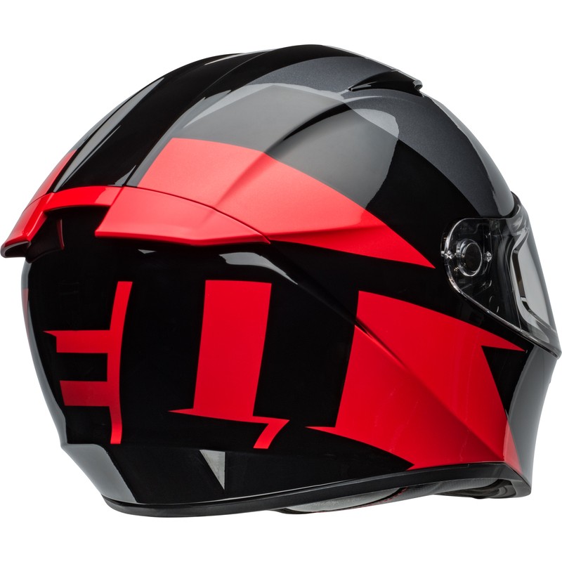 Casco BELL Lithium - Shear Gloss Metallic Gray/Red