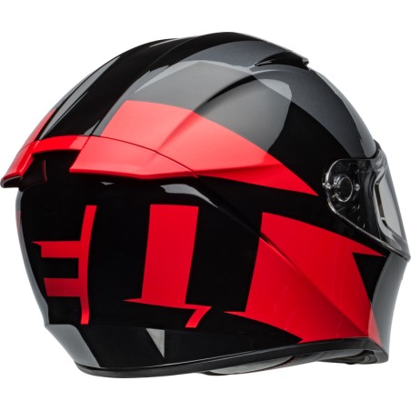 Casco BELL Lithium - Shear Gloss Metallic Gray/Red