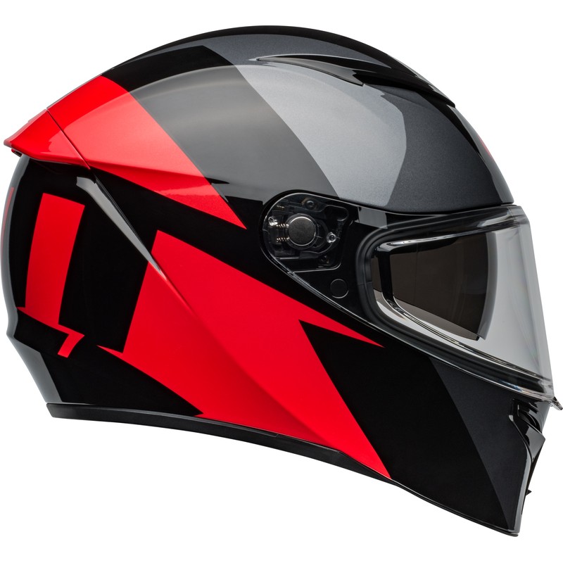 Casco BELL Lithium - Shear Gloss Metallic Gray/Red