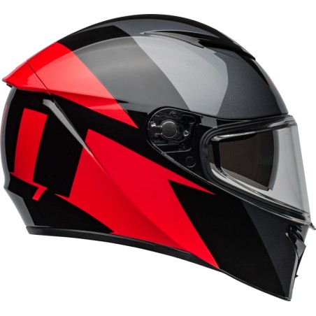 Casco BELL Lithium - Shear Gloss Metallic Gray/Red