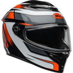 Casco BELL Lithium Mips - Podium Gloss Black/Orange 2