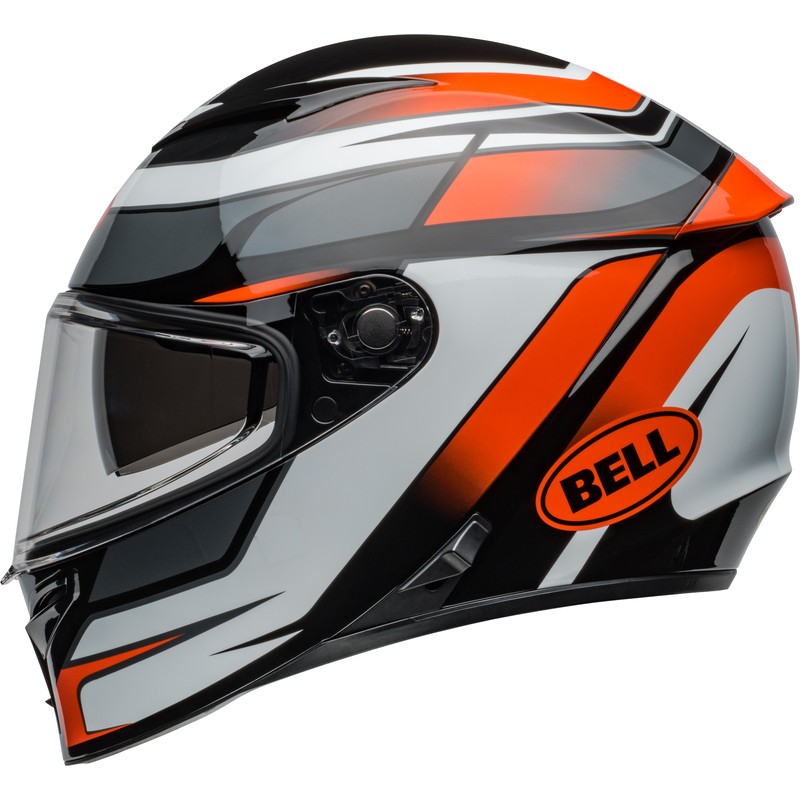 Casco BELL Lithium Mips - Podium Gloss Black/Orange