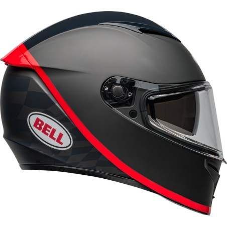 Casco BELL Lithium Mips - Hartluck Matte/Gloss Black/Red