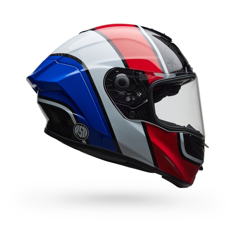 Casco BELL Race Star DLX Flex - RSD Old Glory Gloss