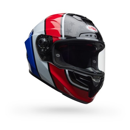 Casco BELL Race Star DLX Flex - RSD Old Glory Gloss