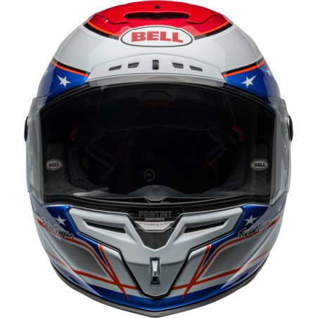 Casco BELL Race Star DLX Flex - Beaubier 24 Gloss White/Blue