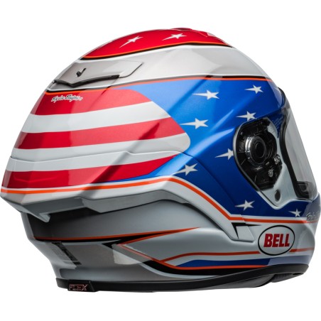 Casco BELL Race Star DLX Flex - Beaubier 24 Gloss White/Blue