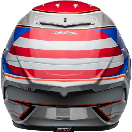 Casco BELL Race Star DLX Flex - Beaubier 24 Gloss White/Blue