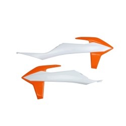 Plásticos laterales de radiador UFO blanco KTM SX/SX-F