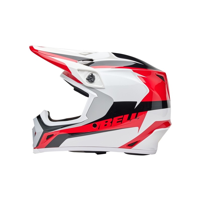 Casco BELL MX-9 Mips - Rift Gloss Red/White