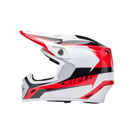 Casco BELL MX-9 Mips - Rift Gloss Red/White