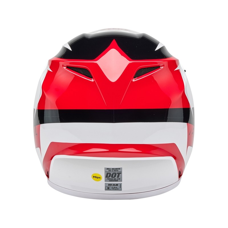 Casco BELL MX-9 Mips - Rift Gloss Red/White