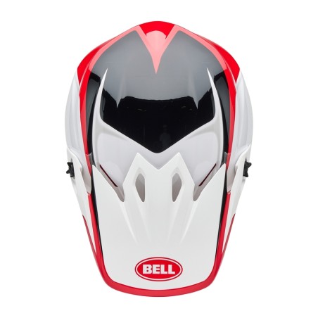 Casco BELL MX-9 Mips - Rift Gloss Red/White