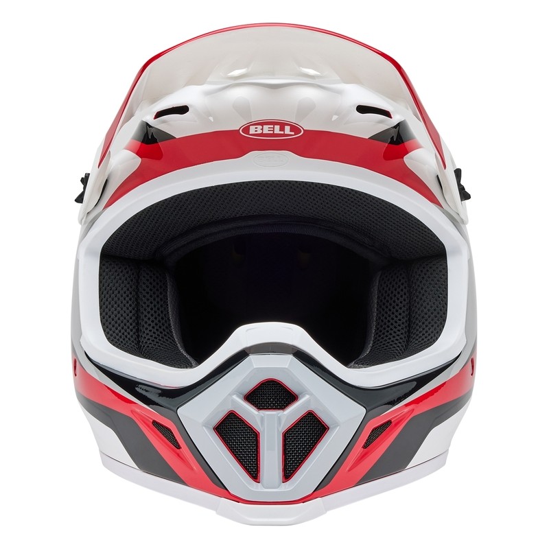 Casco BELL MX-9 Mips - Rift Gloss Red/White