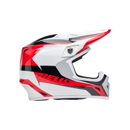 Casco BELL MX-9 Mips - Rift Gloss Red/White