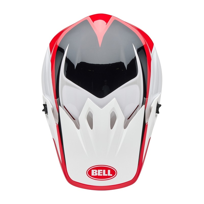 Casco BELL MX-9 Mips - Rift Gloss Red/White