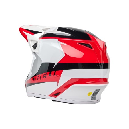Casco BELL MX-9 Mips - Rift Gloss Red/White