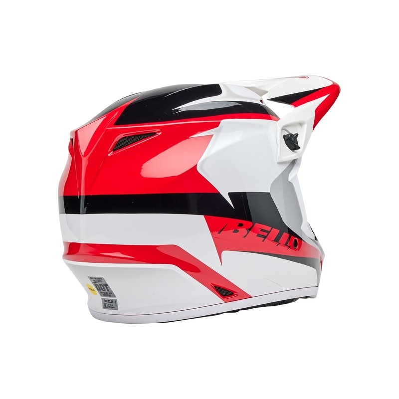 Casco BELL MX-9 Mips - Rift Gloss Red/White