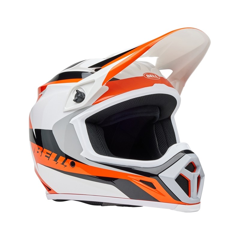 Casco BELL MX-9 Mips - Rift Gloss Orange/White