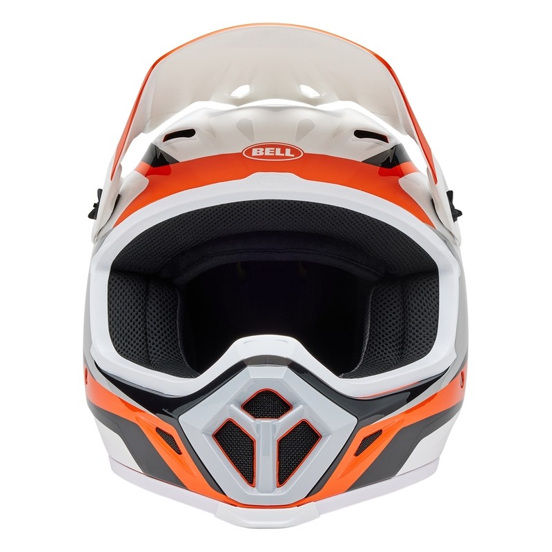 Casco BELL MX-9 Mips - Rift Gloss Orange/White