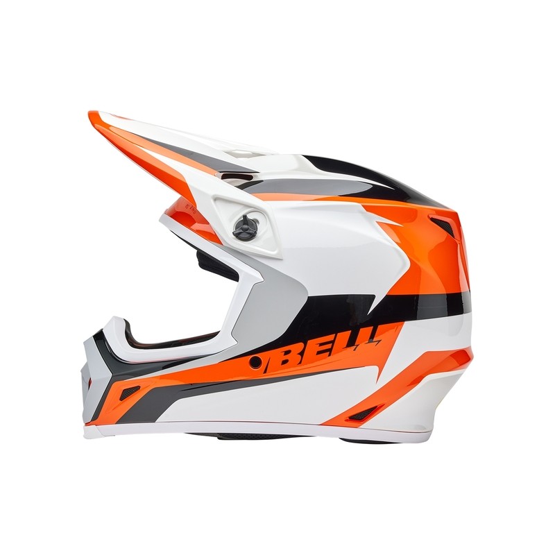 Casco BELL MX-9 Mips - Rift Gloss Orange/White