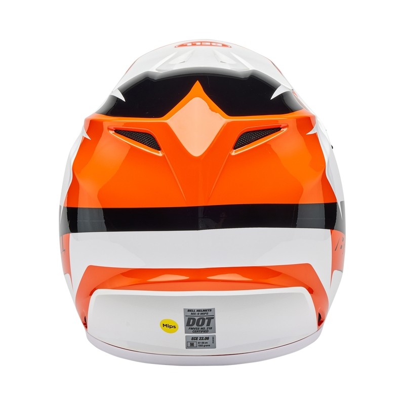 Casco BELL MX-9 Mips - Rift Gloss Orange/White