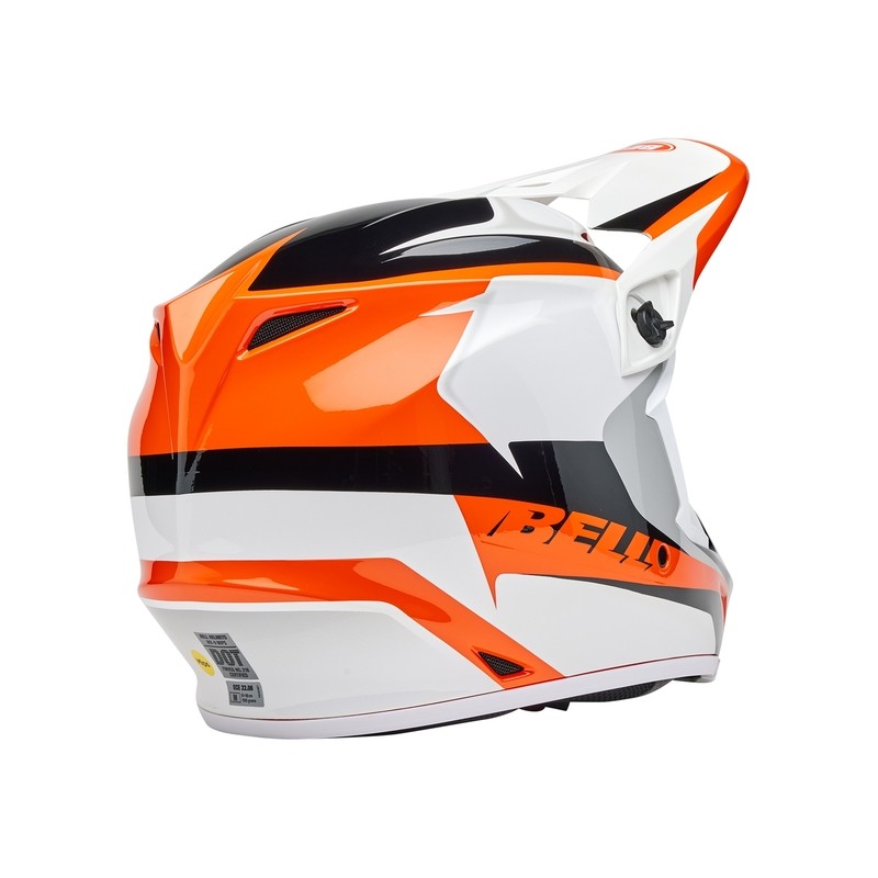 Casco BELL MX-9 Mips - Rift Gloss Orange/White