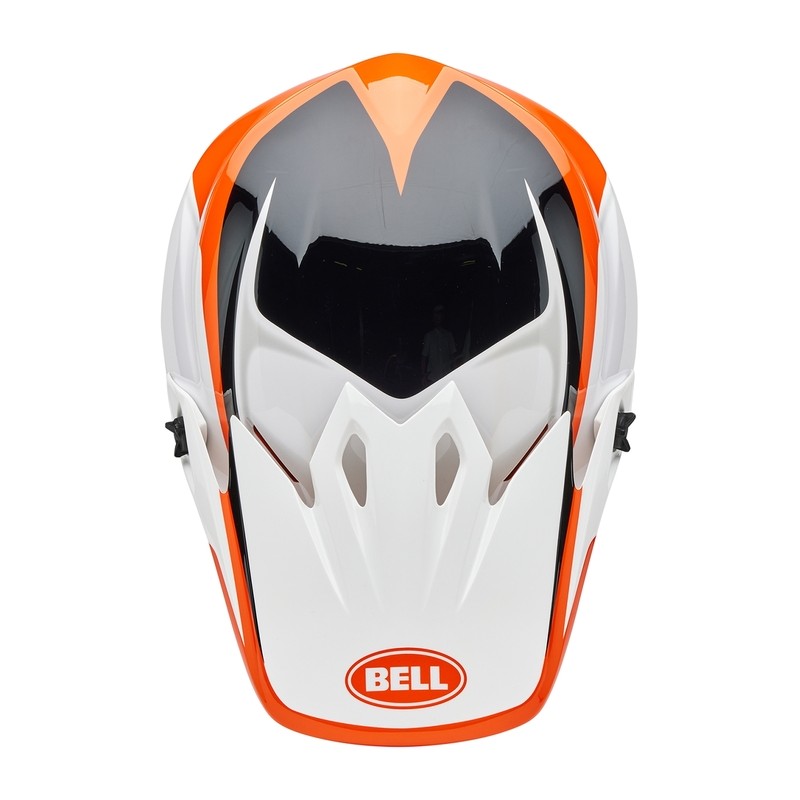 Casco BELL MX-9 Mips - Rift Gloss Orange/White