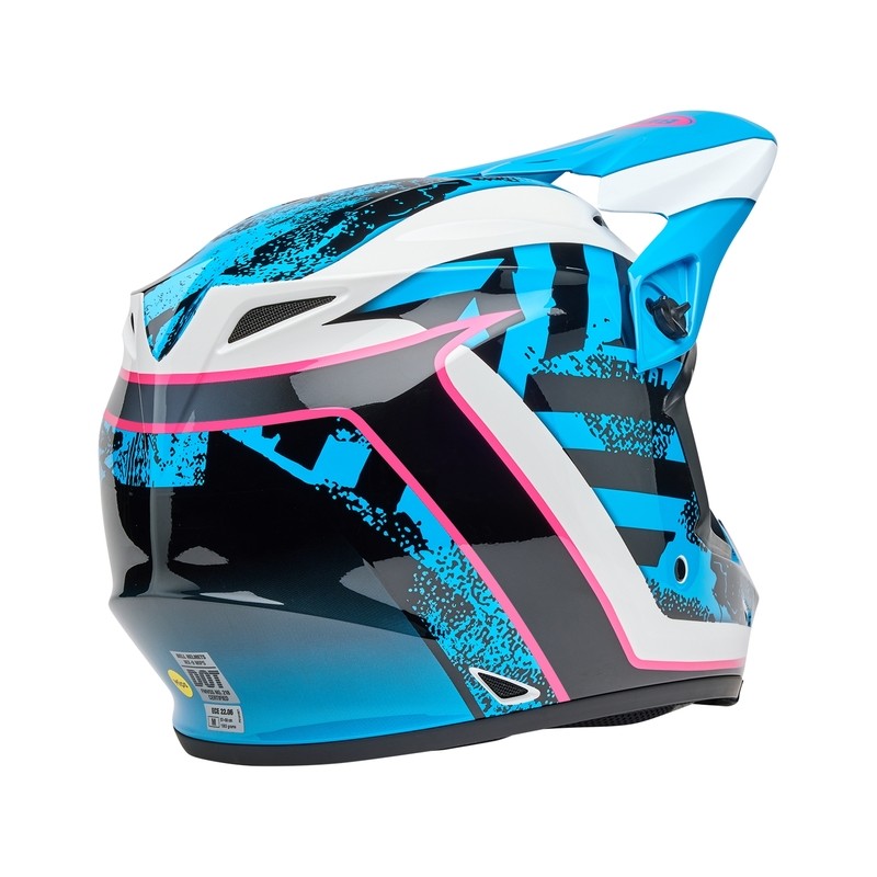 Casco BELL MX-9 Mips - Breakdance Gloss Blue/Pink