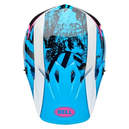 Casco BELL MX-9 Mips - Breakdance Gloss Blue/Pink