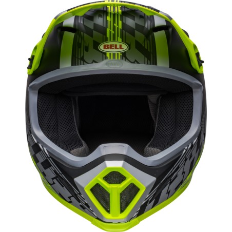 Casco BELL MX-9 Mips Offset - Mate Negro/Amarillo Hi-Viz