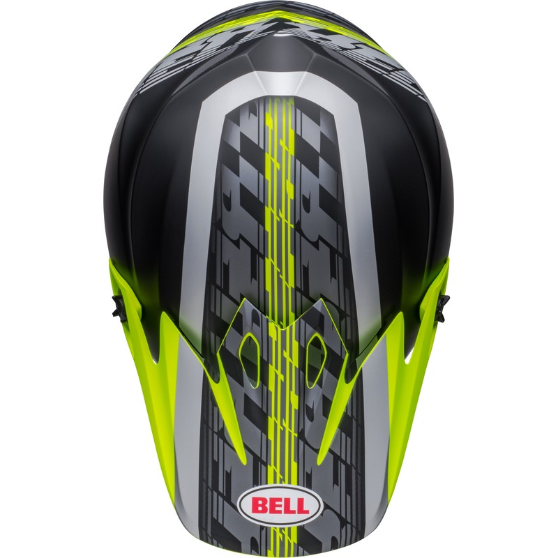 Casco BELL MX-9 Mips Offset - Mate Negro/Amarillo Hi-Viz