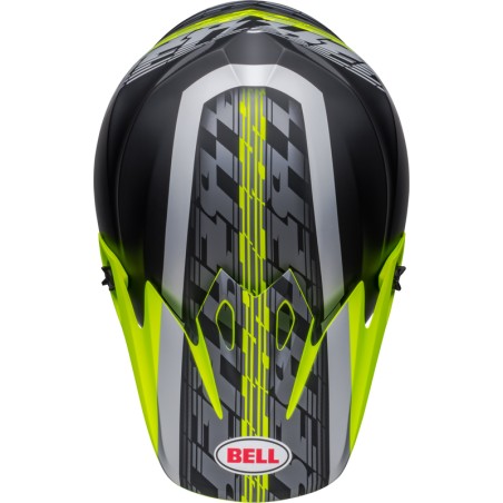 Casco BELL MX-9 Mips Offset - Mate Negro/Amarillo Hi-Viz